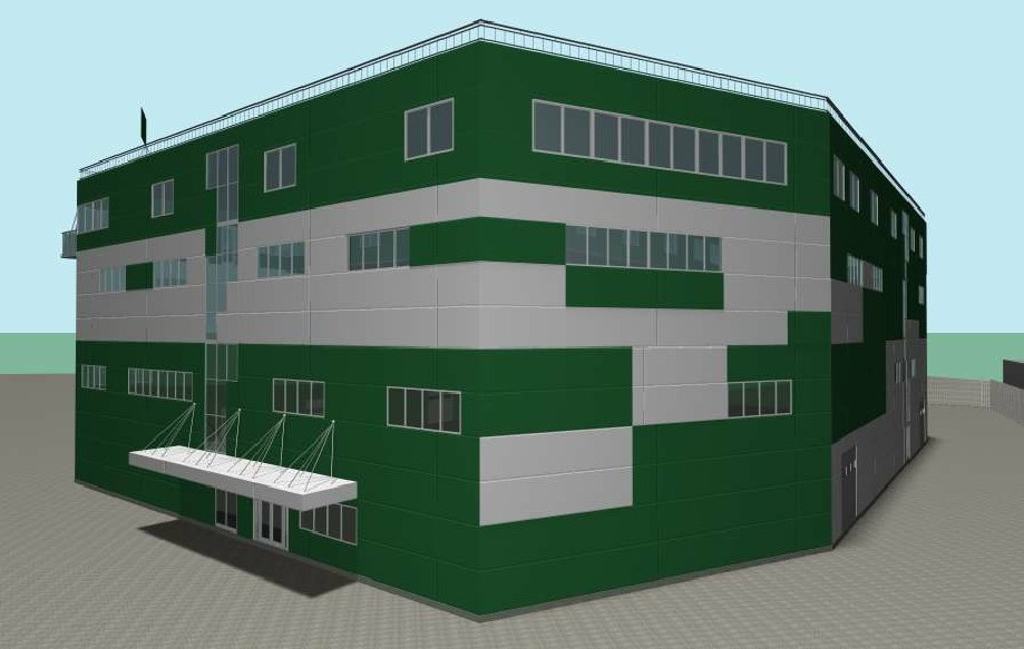Готов эскизный проект «Склад по переулку Фабричный,3 в Железнодорожном районе г.Новосибирска"